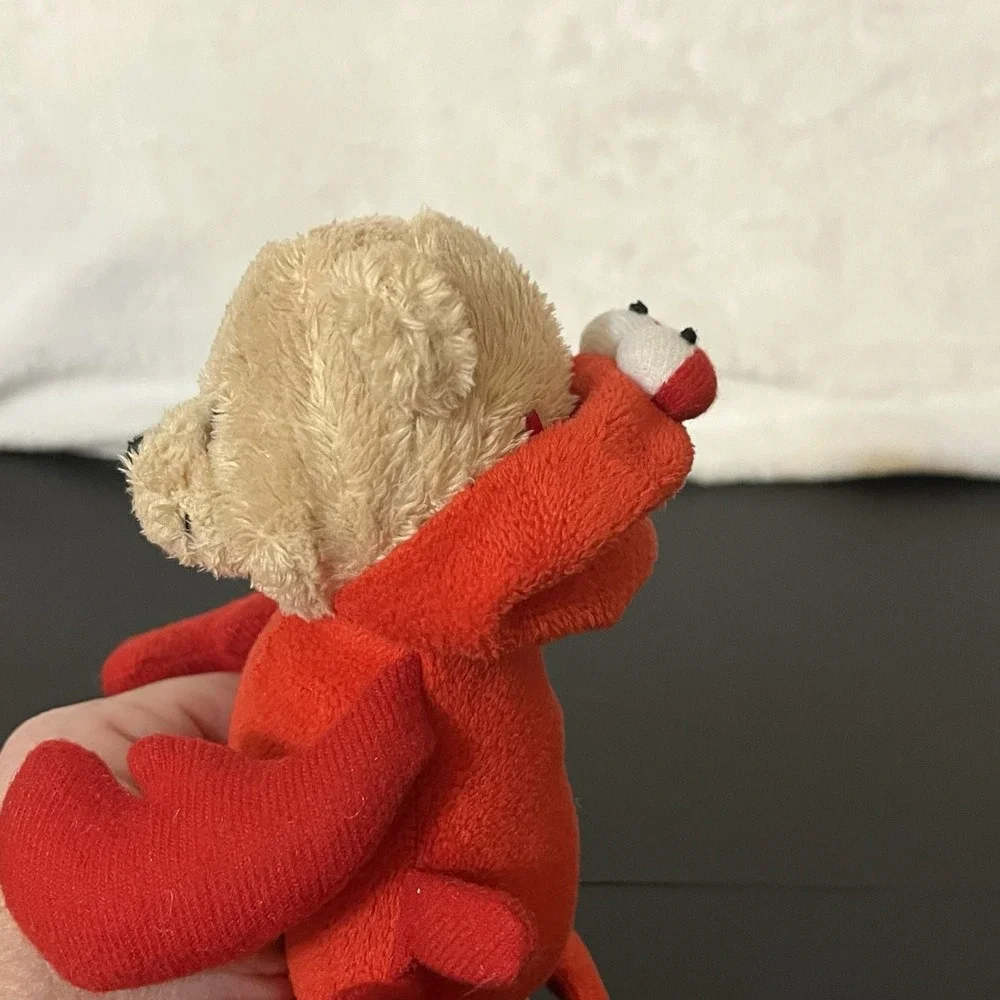 Ganz Wee Bears Village Brown Mini Bear LOBSTER COSTUME 7
